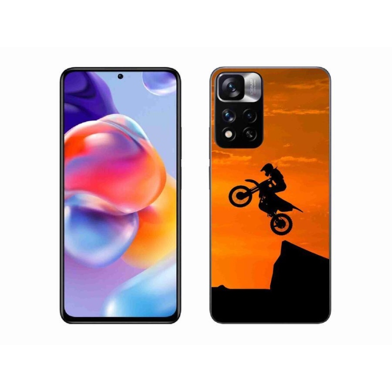 Gélový kryt mmCase na mobil Xiaomi Redmi Note 11 Pro+ 5G - motocross