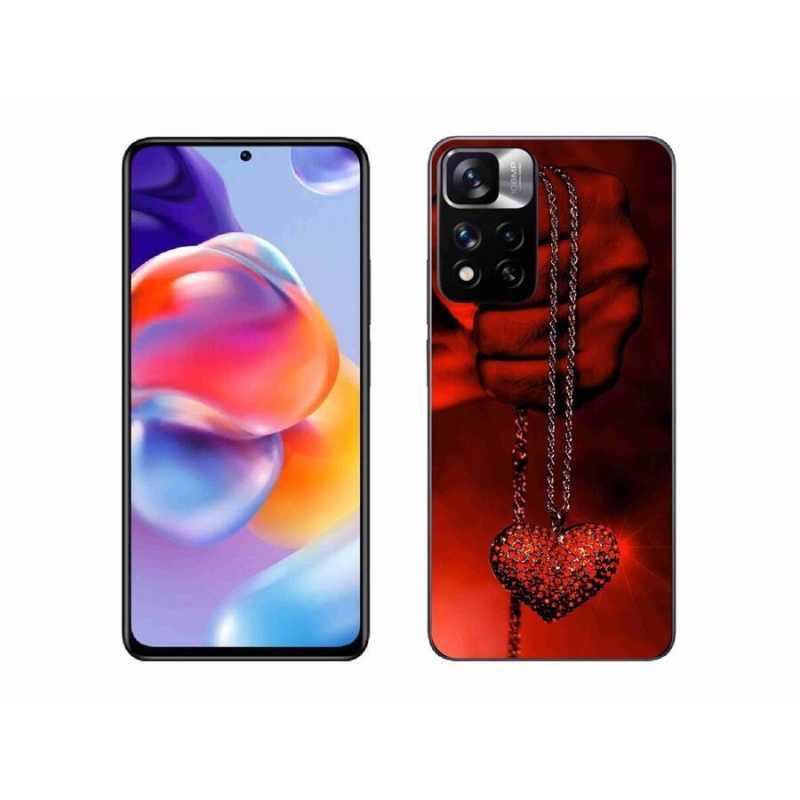 Gélový kryt mmCase na mobil Xiaomi Redmi Note 11 Pro+ 5G - náhrdelník