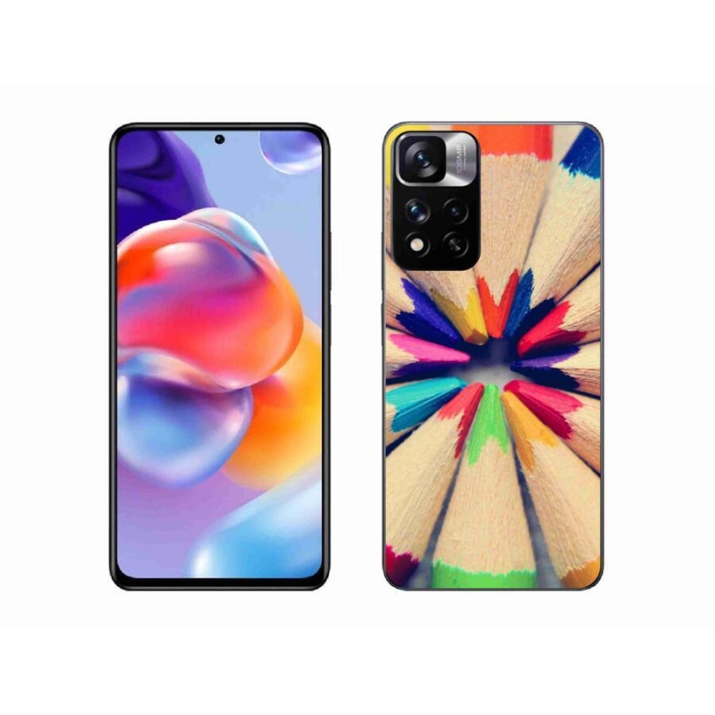 Gélový kryt mmCase na mobil Xiaomi Redmi Note 11 Pro+ 5G - pastelky