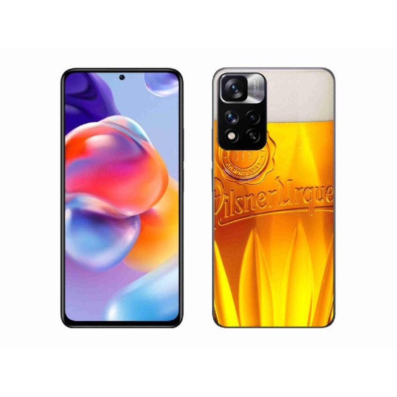 Gélový kryt mmCase na mobil Xiaomi Redmi Note 11 Pro+ 5G - pivo