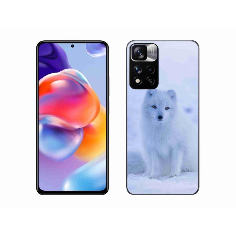 Gélový kryt mmCase na mobil Xiaomi Redmi Note 11 Pro+ 5G - polárna líška