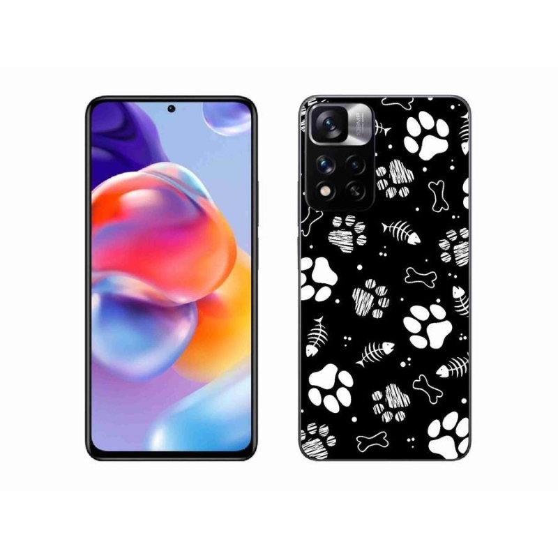 Gélový kryt mmCase na mobil Xiaomi Redmi Note 11 Pro+ 5G - psie labky