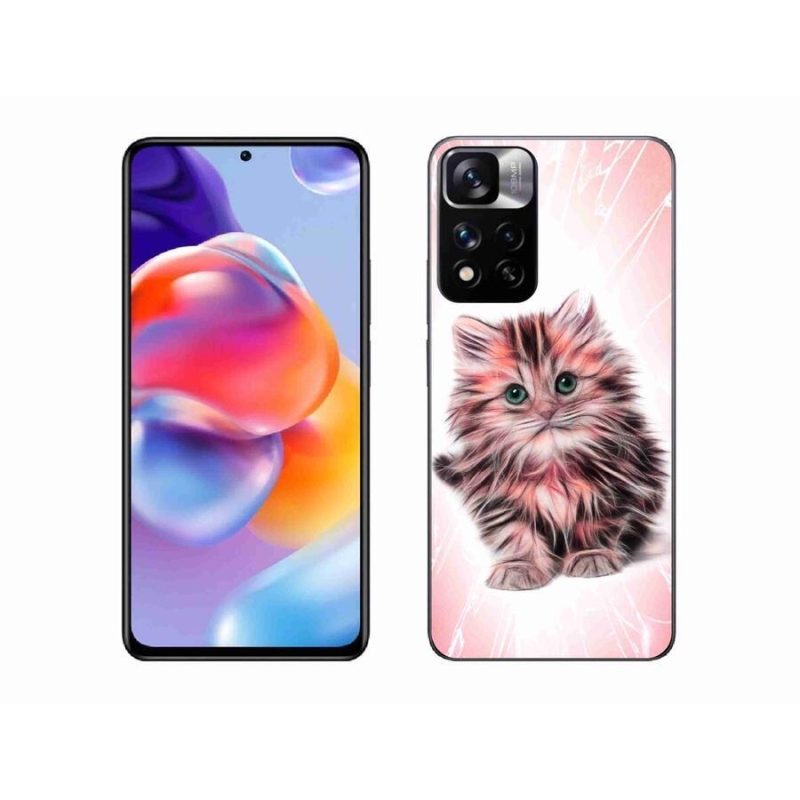 Gélový kryt mmCase na mobil Xiaomi Redmi Note 11 Pro+ 5G - roztomilé mačiatko