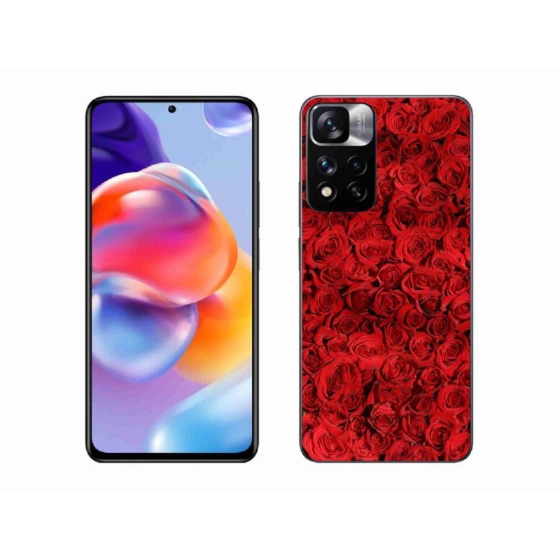 Gélový kryt mmCase na mobil Xiaomi Redmi Note 11 Pro+ 5G - ruža