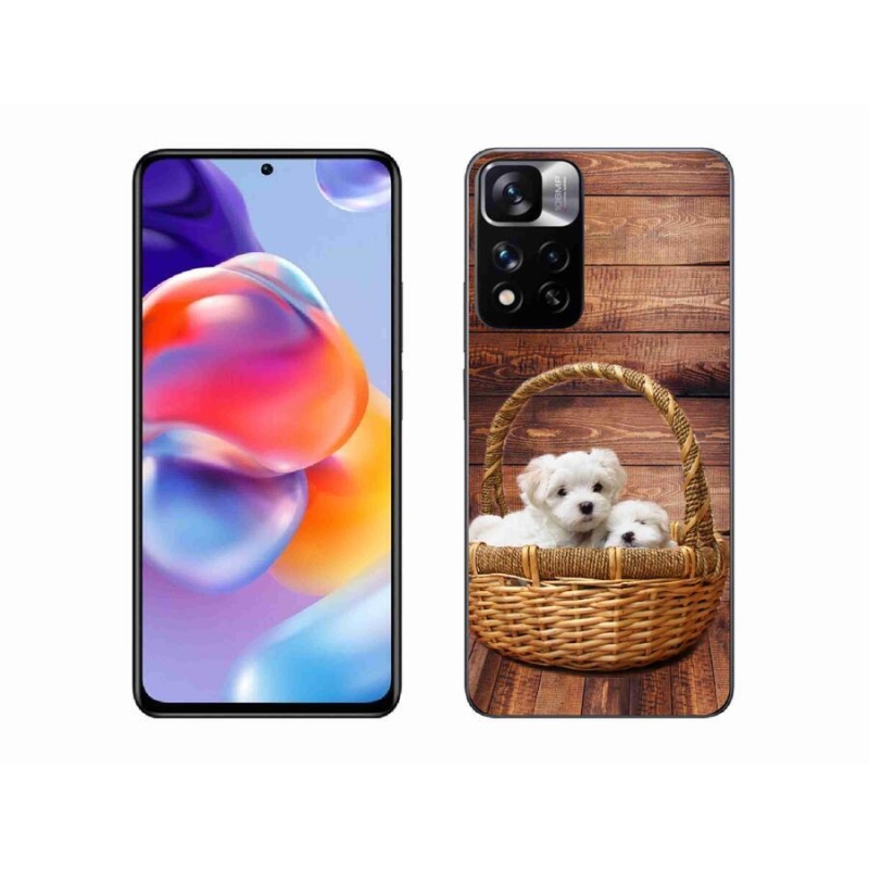 Gélový kryt mmCase na mobil Xiaomi Redmi Note 11 Pro+ 5G - šteniatka