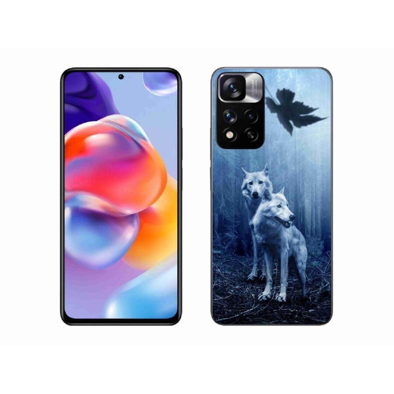 Gélový kryt mmCase na mobil Xiaomi Redmi Note 11 Pro+ 5G - vlci v lese