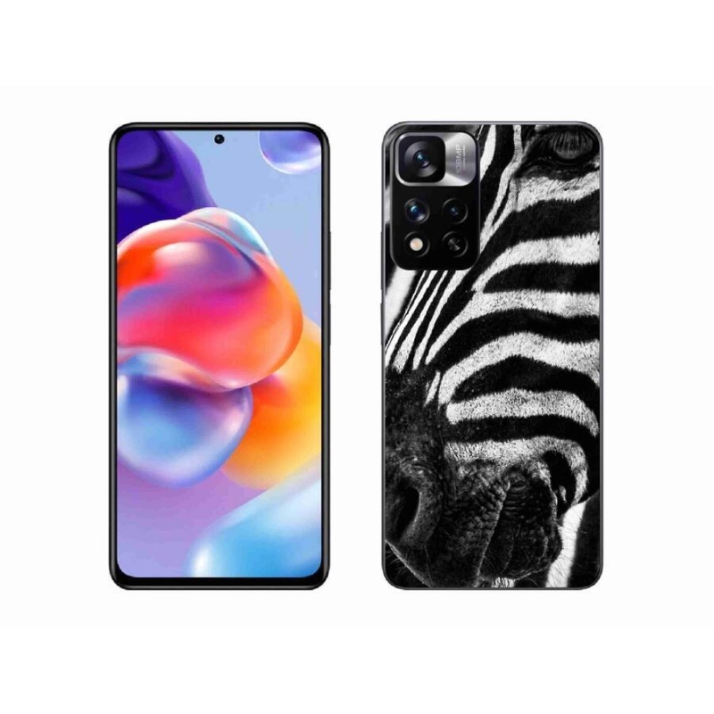 Gélový kryt mmCase na mobil Xiaomi Redmi Note 11 Pro+ 5G - zebra