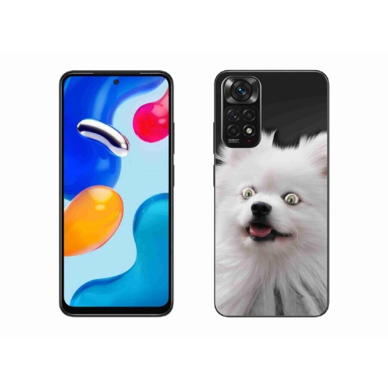 Gélový kryt mmCase na mobil Xiaomi Redmi Note 11S 4G - biely špic