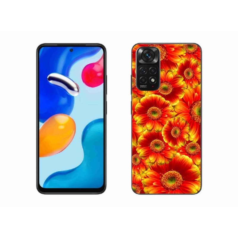 Gélový kryt mmCase na mobil Xiaomi Redmi Note 11S 4G - gerbera 1