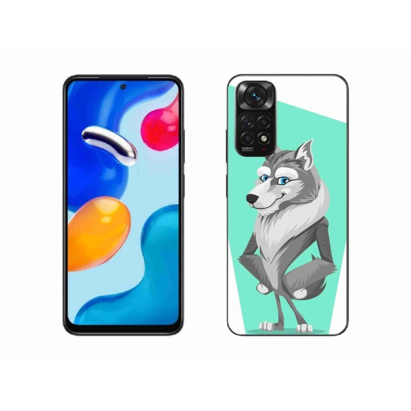 Gélový kryt mmCase na mobil Xiaomi Redmi Note 11S 4G - kreslený vlk