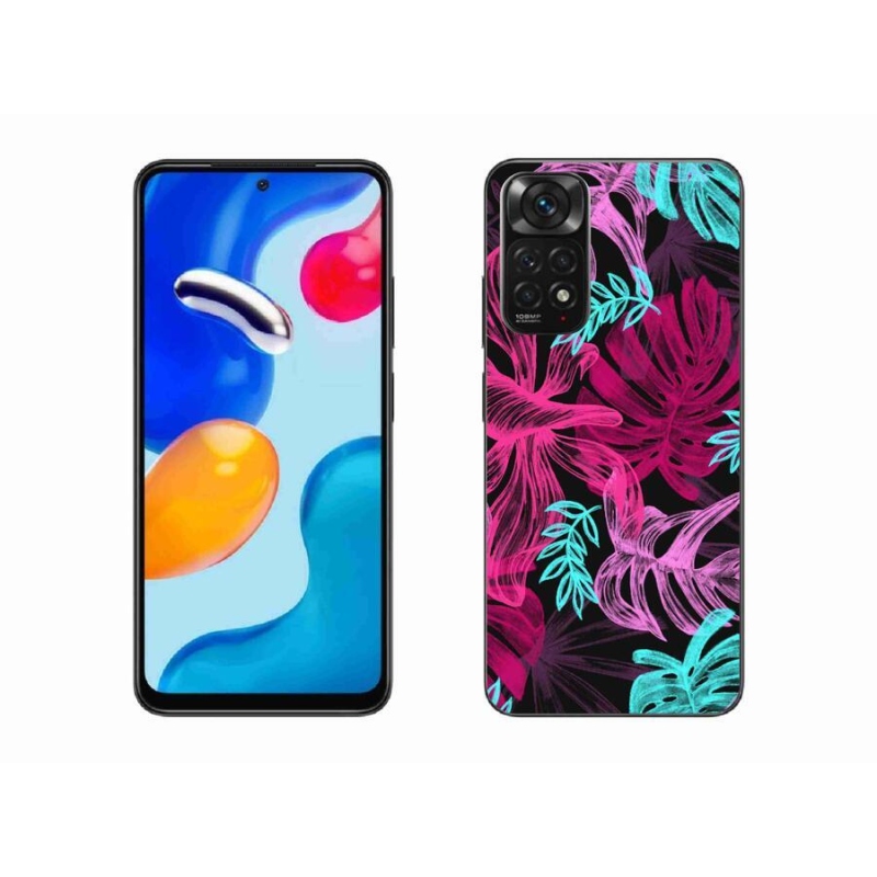 Gélový kryt mmCase na mobil Xiaomi Redmi Note 11S 4G - kvety 1