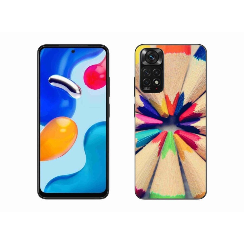 Gélový kryt mmCase na mobil Xiaomi Redmi Note 11S 4G - pastelky