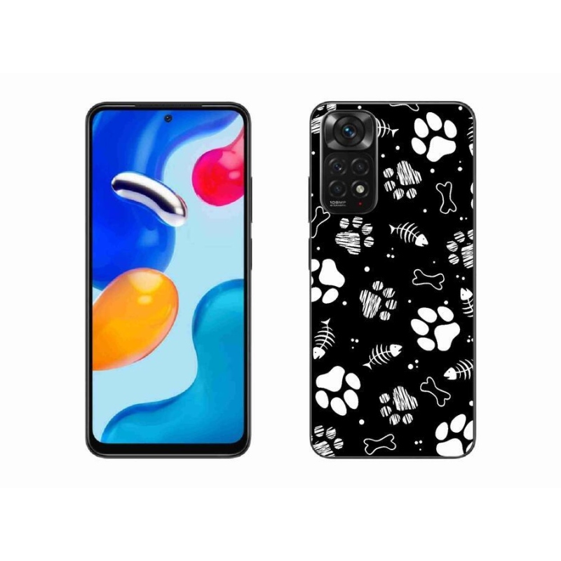 Gélový kryt mmCase na mobil Xiaomi Redmi Note 11S 4G - psie labky