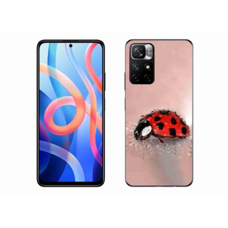 Gélový kryt mmCase na mobil Xiaomi Redmi Note 11S 5G - lienka