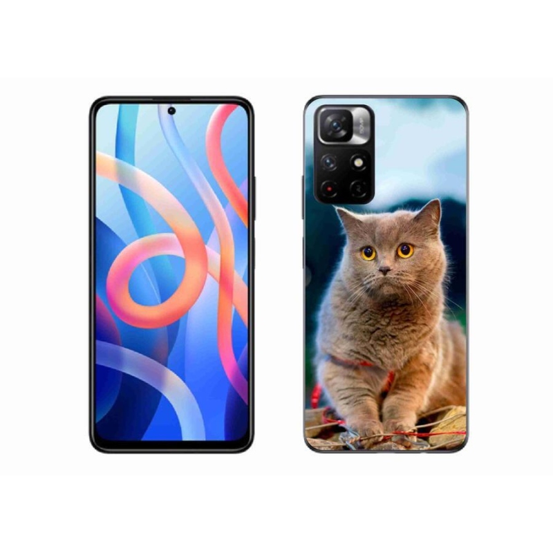 Gélový kryt mmCase na mobil Xiaomi Redmi Note 11S 5G - britská modrá 2