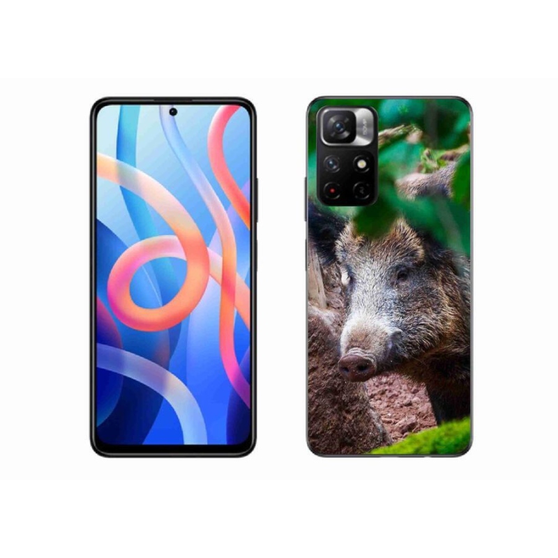 Gélový kryt mmCase na mobil Xiaomi Redmi Note 11S 5G - divoké prasa