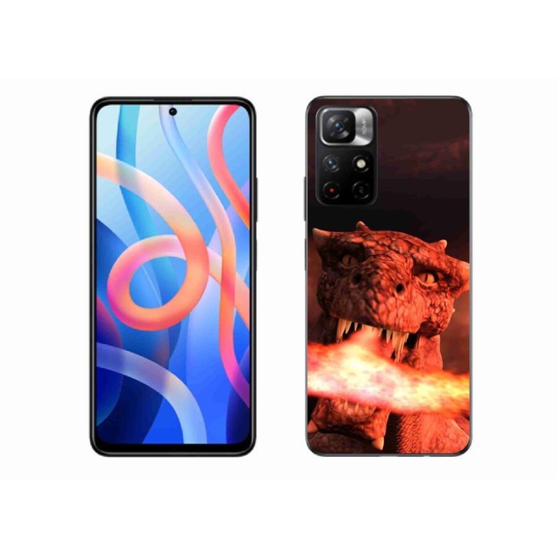 Gélový kryt mmCase na mobil Xiaomi Redmi Note 11S 5G - drak