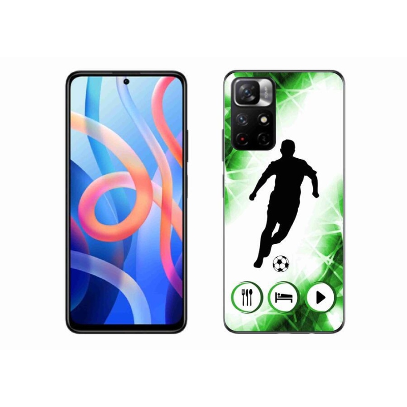 Gélový kryt mmCase na mobil Xiaomi Redmi Note 11S 5G - futbalista