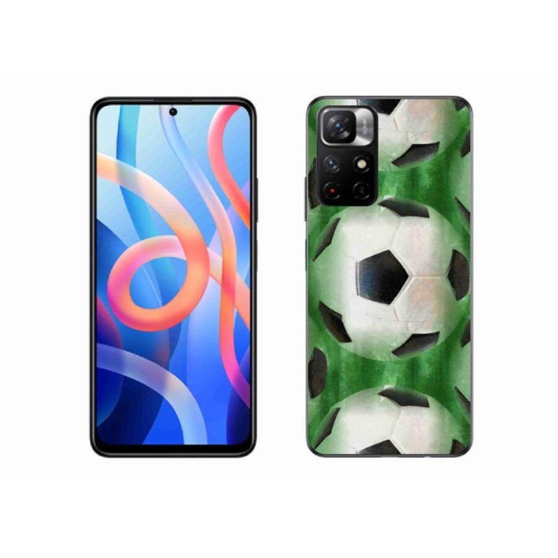 Gélový kryt mmCase na mobil Xiaomi Redmi Note 11S 5G - futbalová lopta