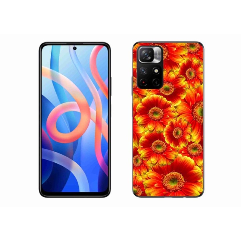 Gélový kryt mmCase na mobil Xiaomi Redmi Note 11S 5G - gerbera 1