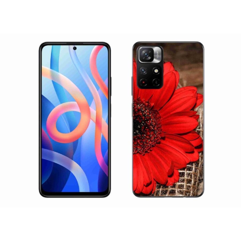 Gélový kryt mmCase na mobil Xiaomi Redmi Note 11S 5G - gerbera