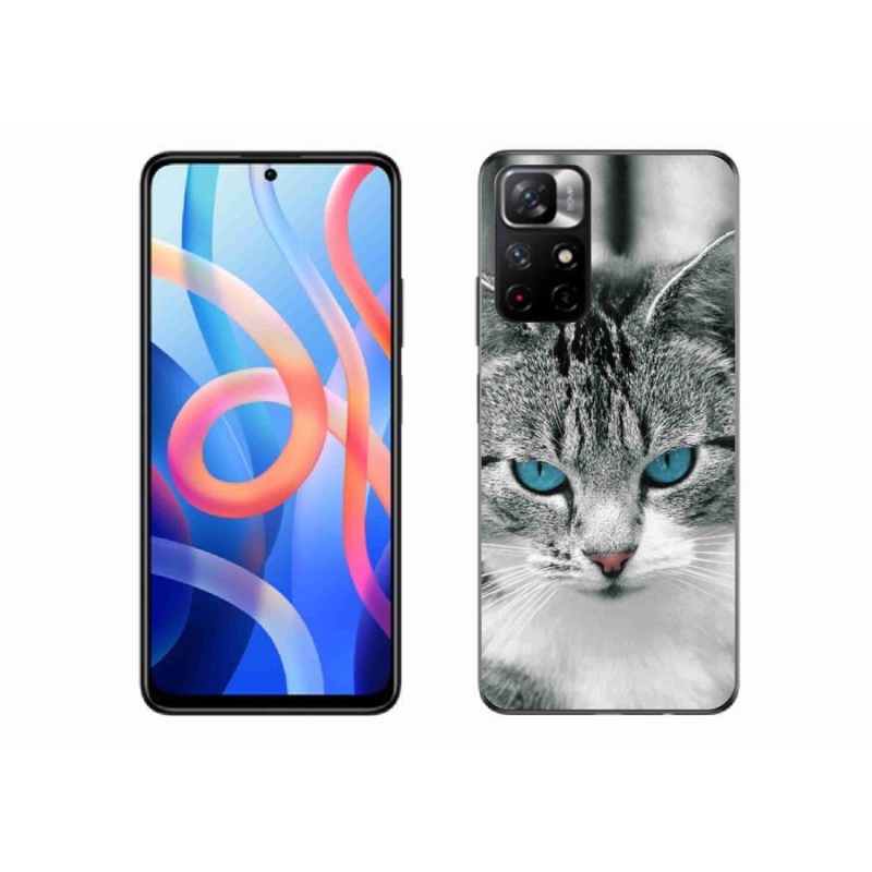 Gélový kryt mmCase na mobil Xiaomi Redmi Note 11S 5G - mačacie pohľad 1