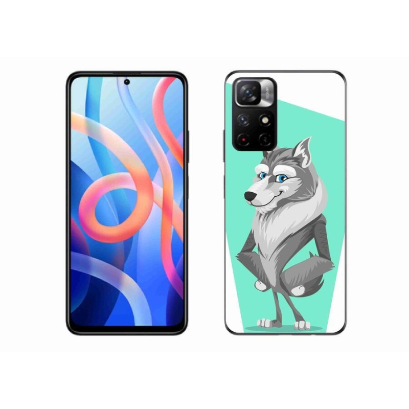 Gélový kryt mmCase na mobil Xiaomi Redmi Note 11S 5G - kreslený vlk