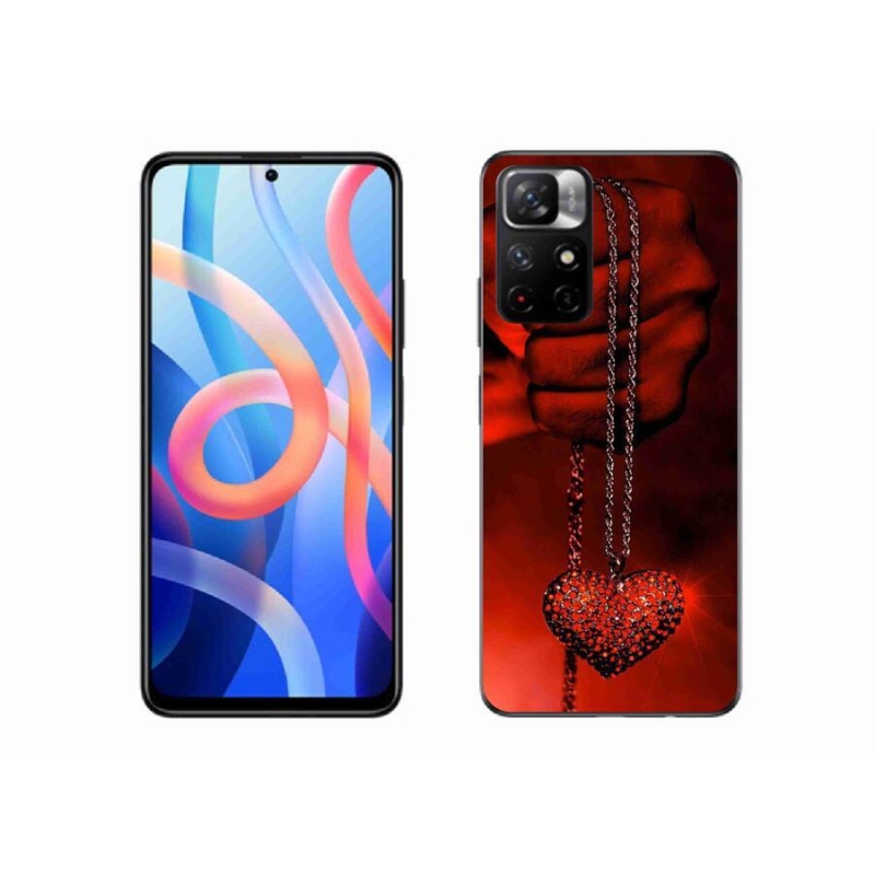 Gélový kryt mmCase na mobil Xiaomi Redmi Note 11S 5G - náhrdelník