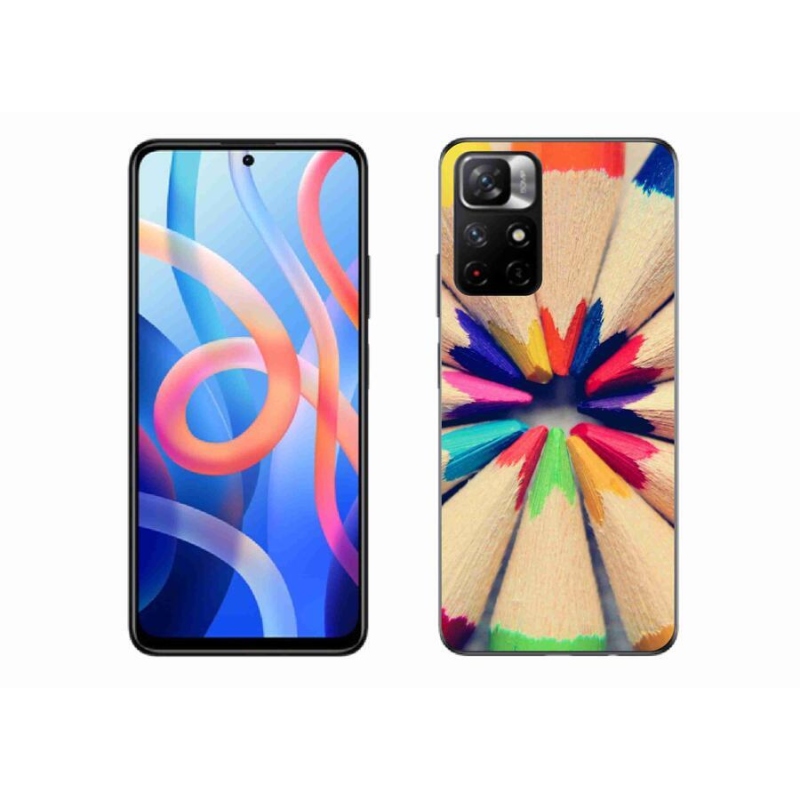 Gélový kryt mmCase na mobil Xiaomi Redmi Note 11S 5G - pastelky