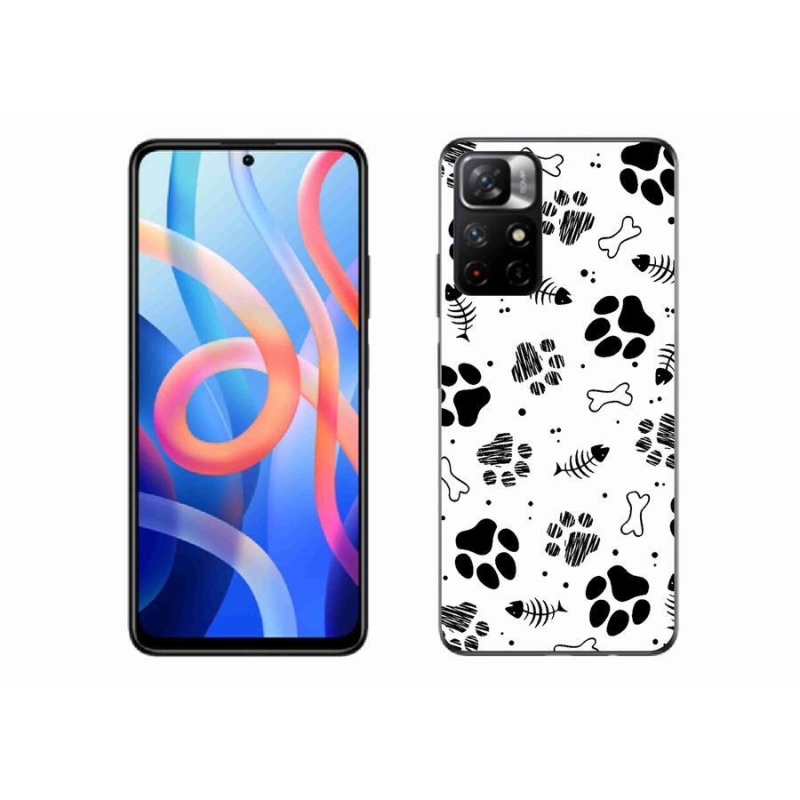 Gélový kryt mmCase na mobil Xiaomi Redmi Note 11S 5G - psie labky 1