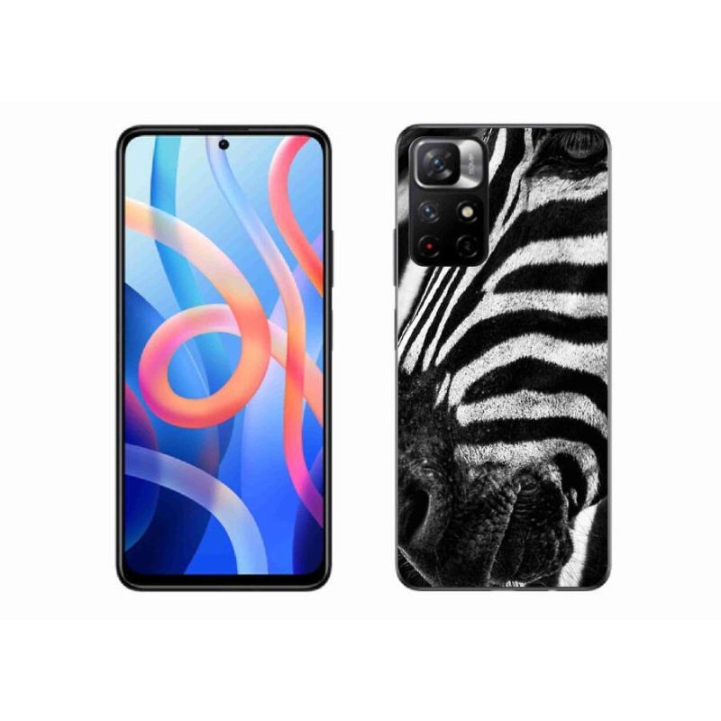 Gélový kryt mmCase na mobil Xiaomi Redmi Note 11S 5G - zebra