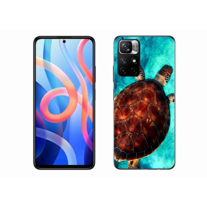 Gélový kryt mmCase na mobil Xiaomi Redmi Note 11S 5G - korytnačka