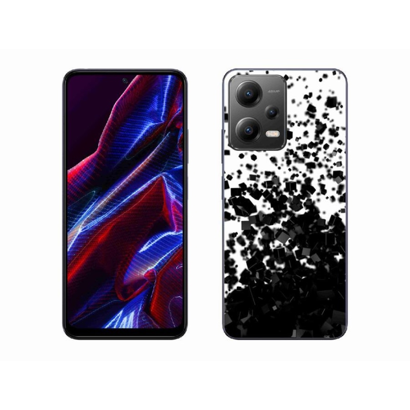 Gélový kryt mmCase na mobil Xiaomi Redmi Note 12 5G - abstraktný vzor 1