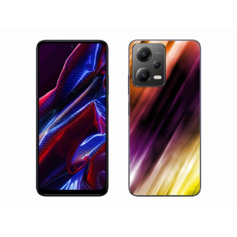 Gélový kryt mmCase na mobil Xiaomi Redmi Note 12 5G - abstraktný vzor 5