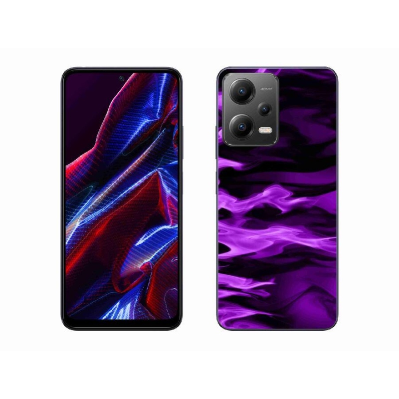 Gélový kryt mmCase na mobil Xiaomi Redmi Note 12 5G - abstraktný vzor 9