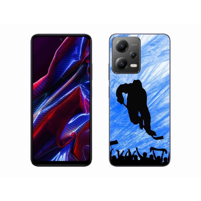 Gélový kryt mmCase na mobil Xiaomi Redmi Note 12 5G - hokejový hráč