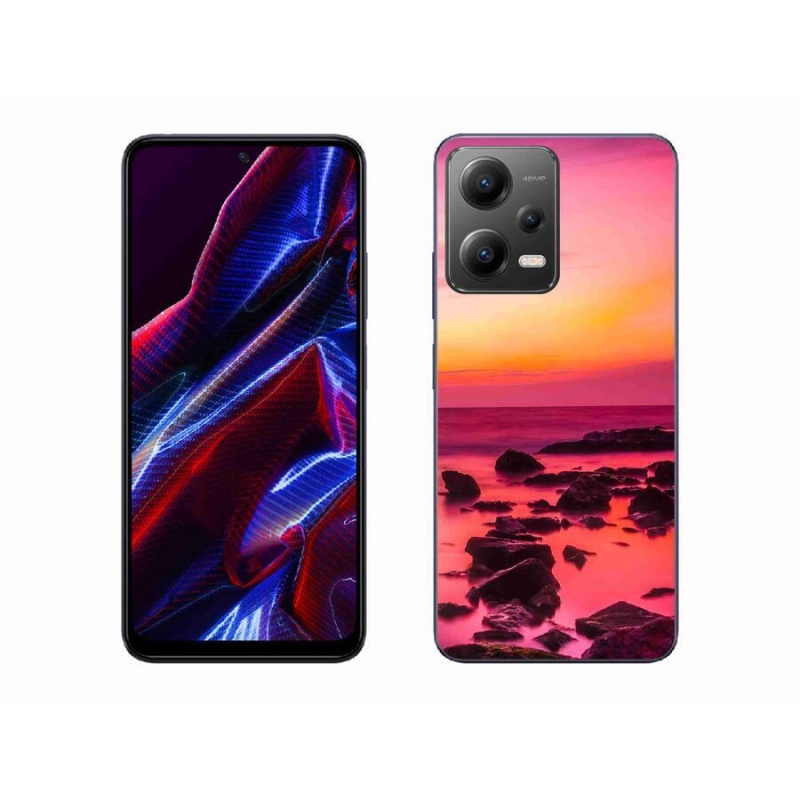 Gélový kryt mmCase na mobil Xiaomi Redmi Note 12 5G - more a žiara