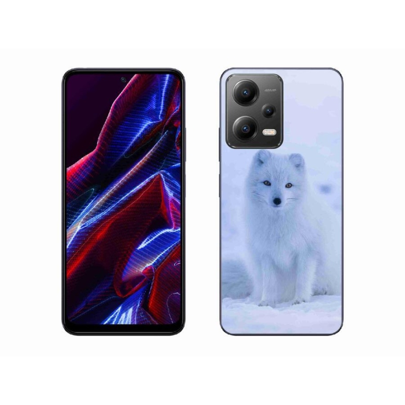 Gélový kryt mmCase na mobil Xiaomi Redmi Note 12 5G - polárna líška