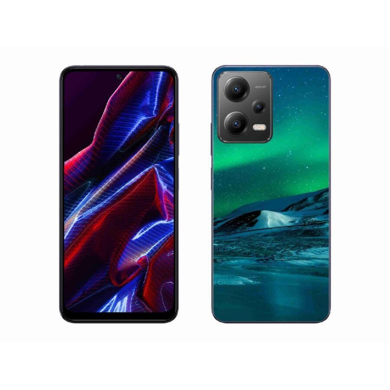 Gélový kryt mmCase na mobil Xiaomi Redmi Note 12 5G - polárna žiara