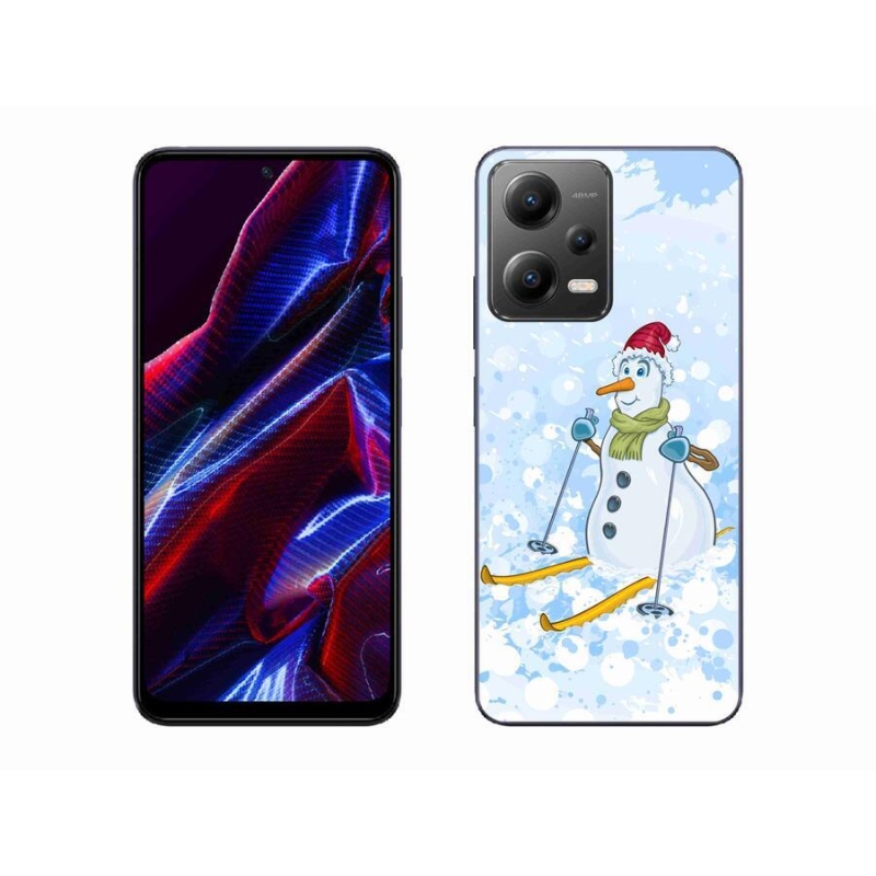 Gélový kryt mmCase na mobil Xiaomi Redmi Note 12 5G - snehuliak