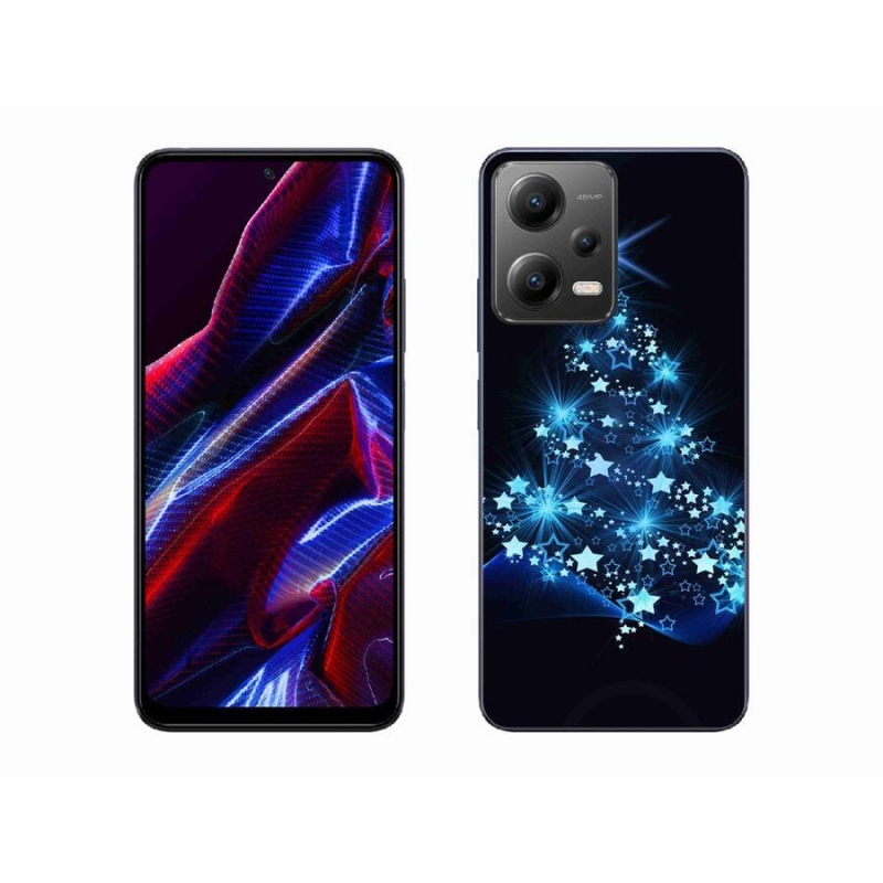 Gélový kryt mmCase na mobil Xiaomi Redmi Note 12 5G - vianočný stromček