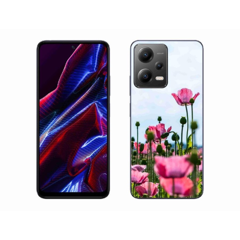 Gélový kryt mmCase na mobil Xiaomi Redmi Note 12 5G - vlčí mak