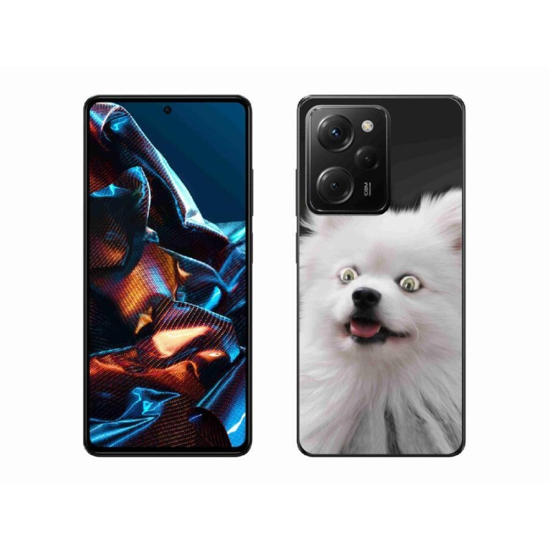 Gélový kryt mmCase na mobil Xiaomi Redmi Note 12 Pro 5G - biely špic