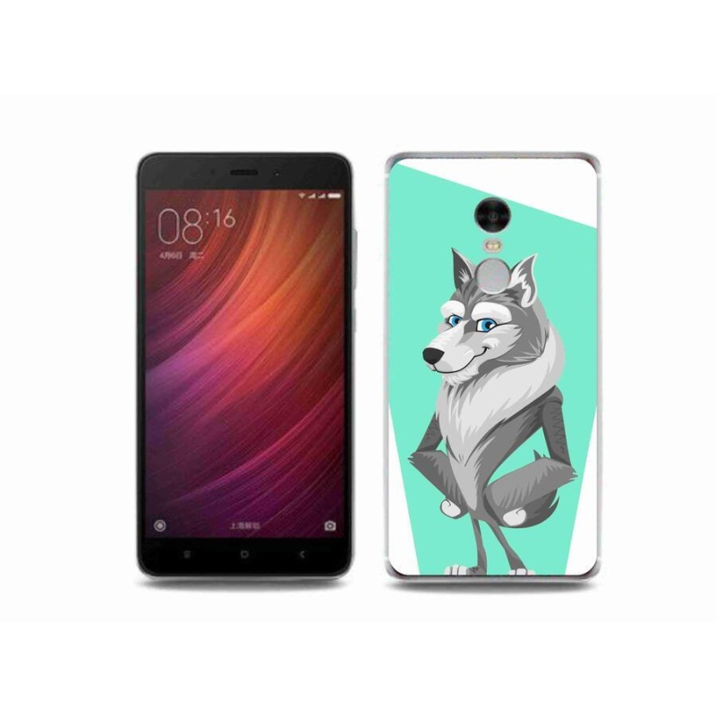 Gélový kryt mmCase na mobil Xiaomi Redmi Note 4 - kreslený vlk