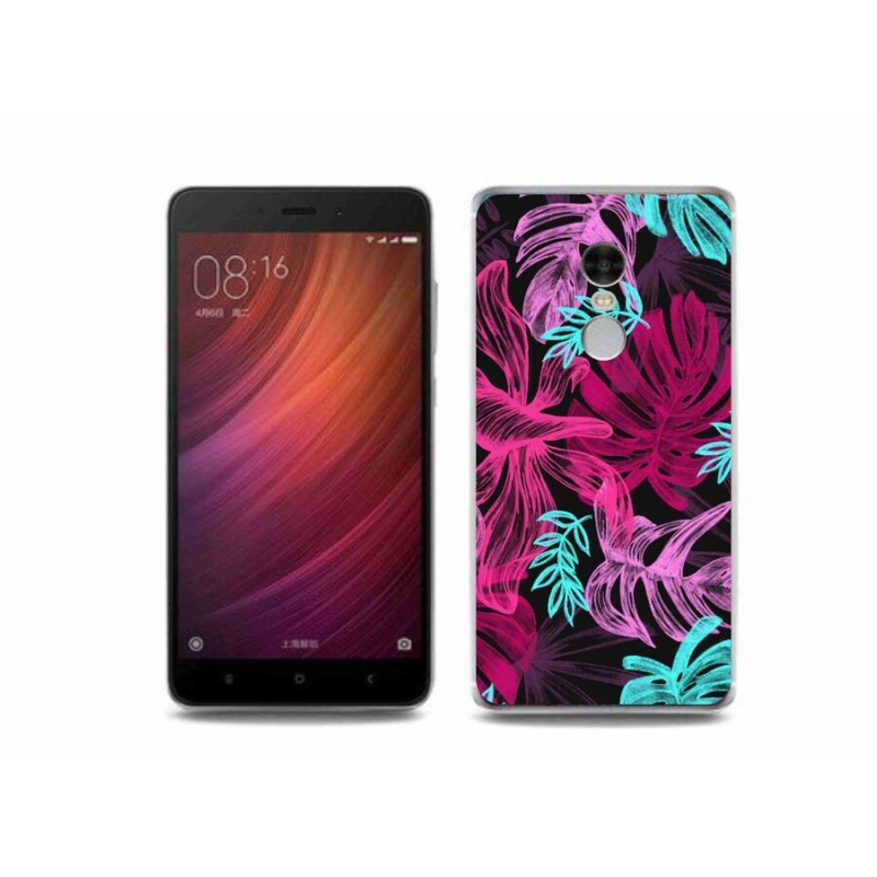 Gélový kryt mmCase na mobil Xiaomi Redmi Note 4 - kvety 1