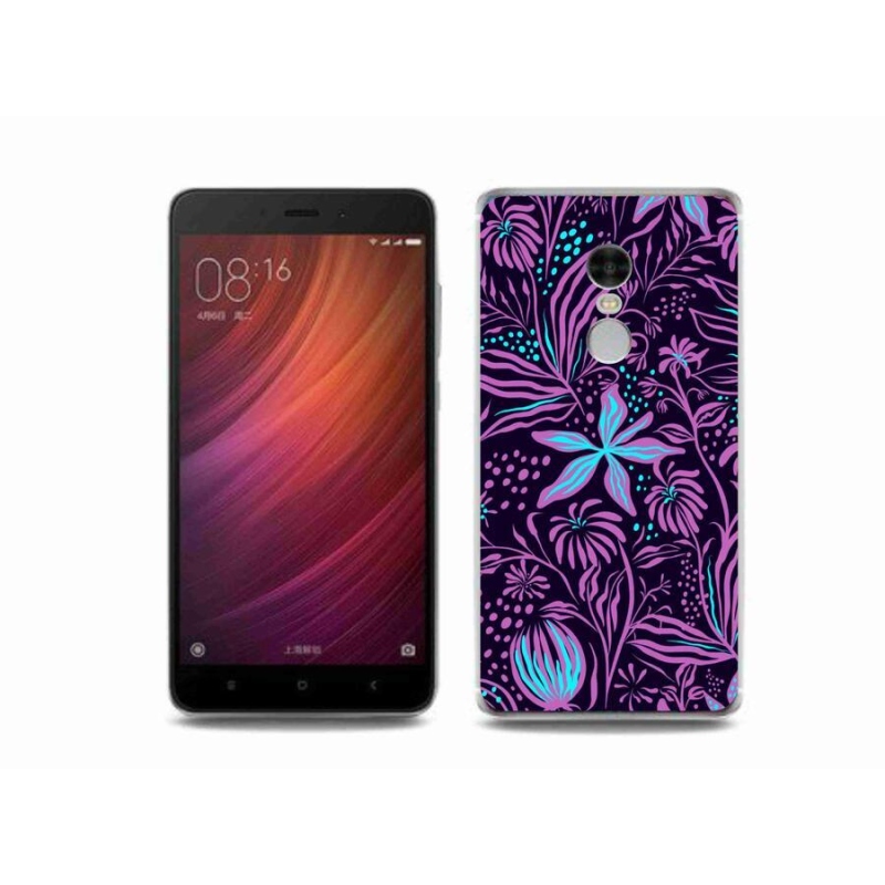 Gélový kryt mmCase na mobil Xiaomi Redmi Note 4 - kvety 2