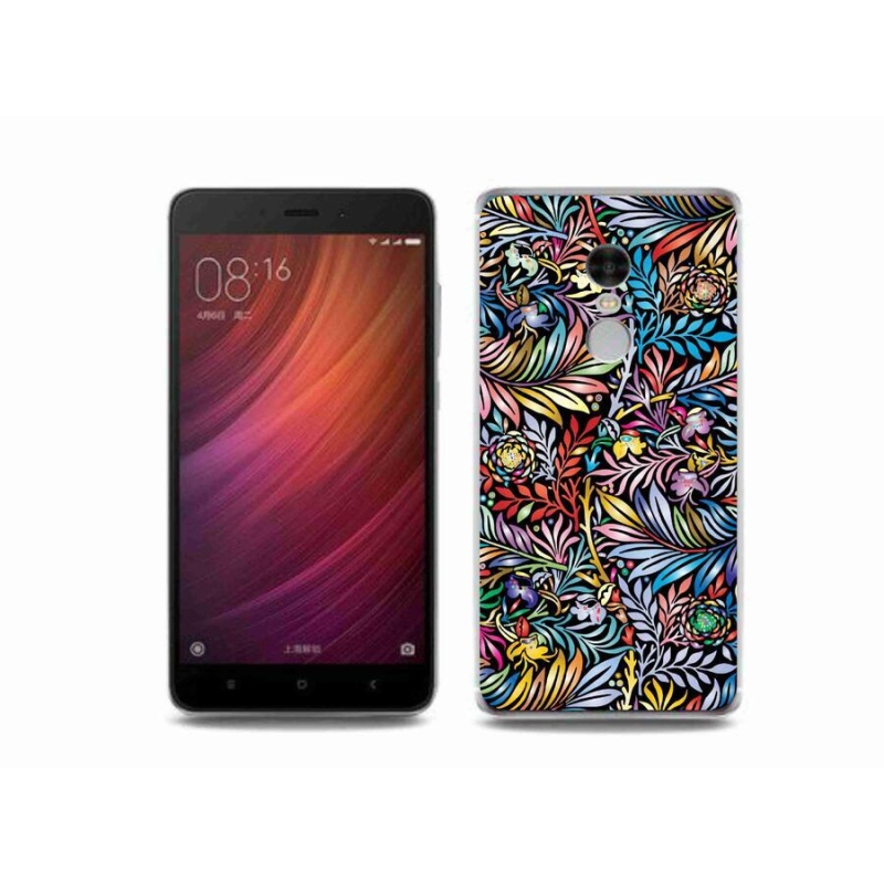 Gélový kryt mmCase na mobil Xiaomi Redmi Note 4 - kvety 5