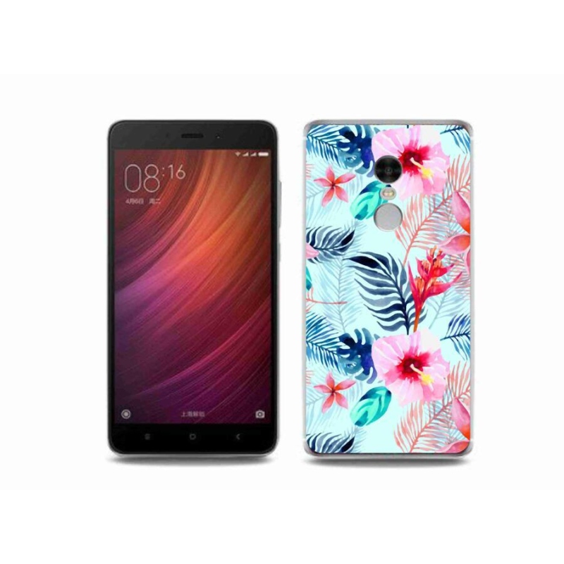 Gélový kryt mmCase na mobil Xiaomi Redmi Note 4 - kvety