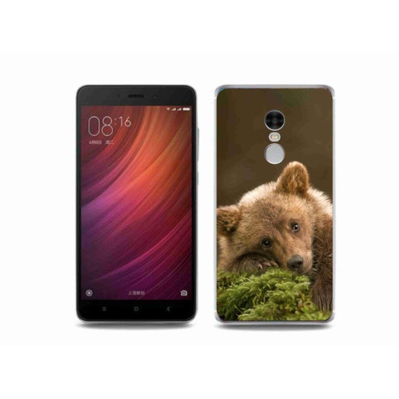 Gélový kryt mmCase na mobil Xiaomi Redmi Note 4 - medveď