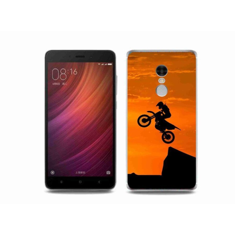 Gélový kryt mmCase na mobil Xiaomi Redmi Note 4 - motocross